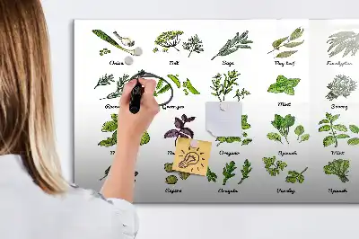 Magnetisk tavla med penna trädarter
