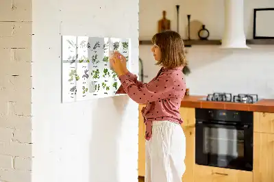 Magnetisk tavla med penna trädarter
