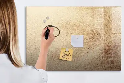 Magnetisk tavla med penna motiv med abstrakta blad