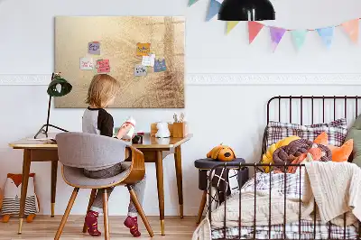Magnetisk tavla med penna motiv med abstrakta blad