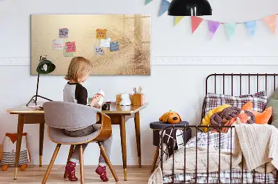 Magnetisk tavla med penna motiv med abstrakta blad