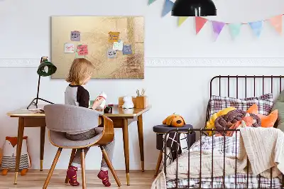 Magnetisk tavla med penna motiv med abstrakta blad