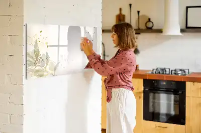 Magnetisk rittavla i utförandet pastellabstraktion