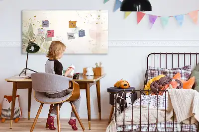 Magnetisk rittavla i utförandet pastellabstraktion