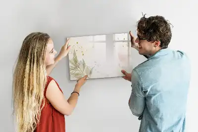 Magnetisk rittavla i utförandet pastellabstraktion