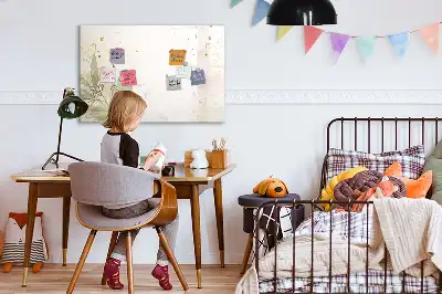Magnetisk rittavla i utförandet pastellabstraktion