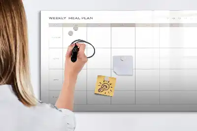 Magnetisk rittavla minimalistisk meny