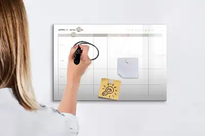 Magnetisk rittavla minimalistisk meny