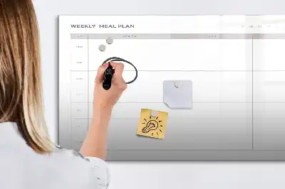 Magnetisk tavla med penna enkel meny