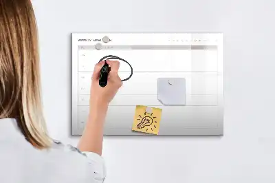 Magnetisk tavla med penna enkel meny