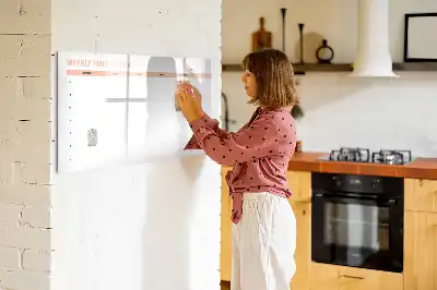 Magnetisk rittavla veckoplanerare för måltider