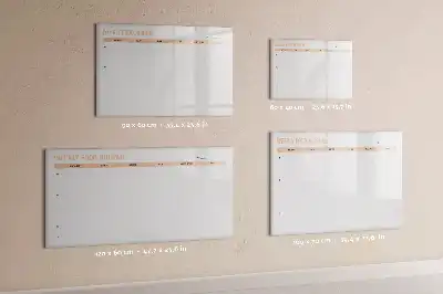Magnetisk rittavla veckoplanerare för måltider