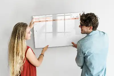Magnetisk rittavla veckoplanerare för måltider