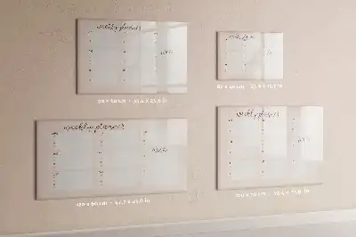 Veckoplanerare med magnet charmig tavla inklusive penna