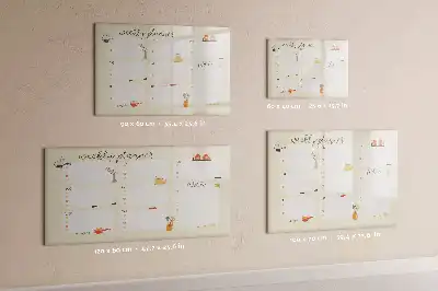 Veckoplanerare magnetisk rittavla