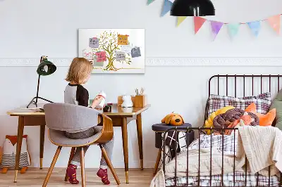 Magnetisk rittavla i utförande med gyllene träd