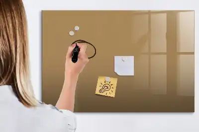 Magnetisk tavla med penna i mörkbeige