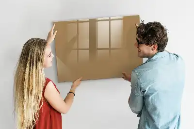 Magnetisk tavla med penna i mörkbeige