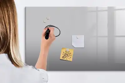 Magnetisk tavla med penna ljusgrå