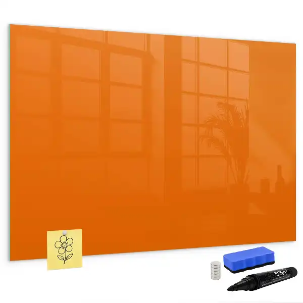 Magnetisk tavla med penna orange