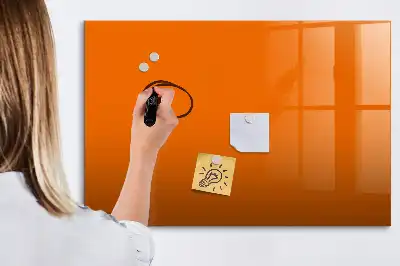 Magnetisk tavla med penna orange