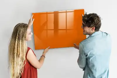 Magnetisk tavla med penna orange