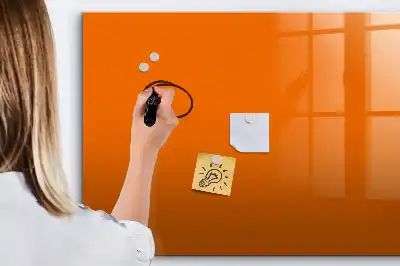 Magnetisk tavla med penna orange