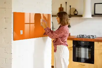 Magnetisk tavla med penna orange
