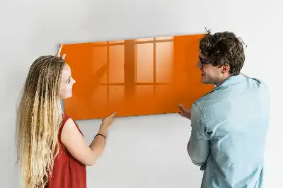 Magnetisk tavla med penna orange