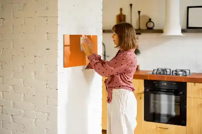 Magnetisk tavla med penna orange