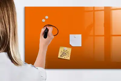 Magnetisk tavla med penna orange