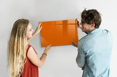 Magnetisk tavla med penna orange