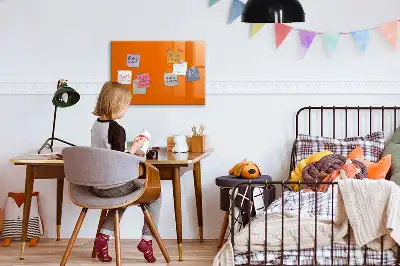 Magnetisk tavla med penna orange