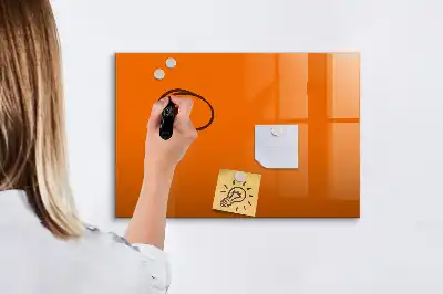 Magnetisk tavla med penna orange