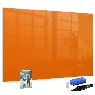 Magnetisk tavla med penna orange