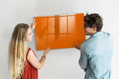 Magnetisk tavla med penna orange