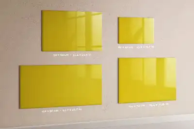 Magnetisk tavla med penna ljusgul