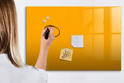 Magnetisk rittavla i guldgul färg