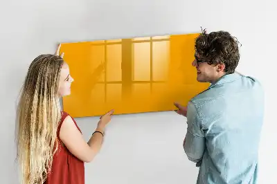Magnetisk rittavla i guldgul färg