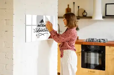 Magnetisk rittavla för friluftsäventyr