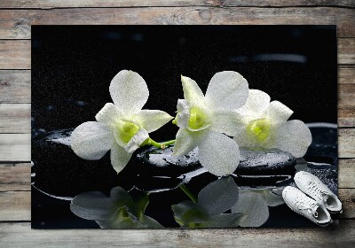 Hall matta Orkidé blommor