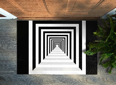 Dörrmatta 3D geometrisk tunnel