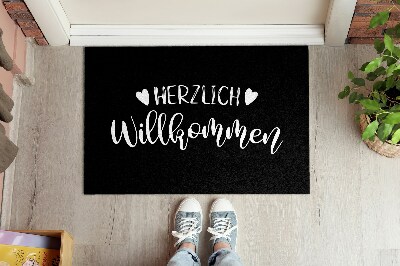 Dörrmatta Herzlich willkommen