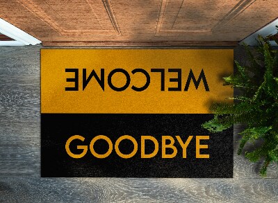 Hall matta Välkommen adjö