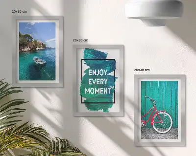 Posterpaket havsutsikt med inspirerande text för båtstuga