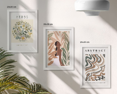 Posterpaket Boho estetiska pastellminimalistiska posters