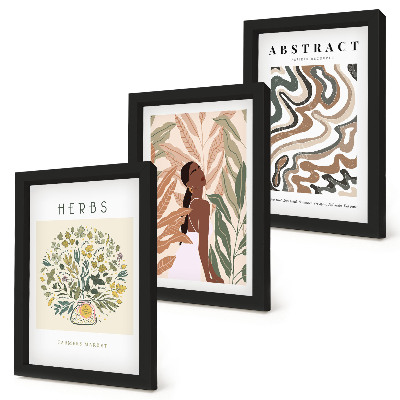 Posterpaket Boho estetiska pastellminimalistiska posters