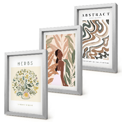 Posterpaket Boho estetiska pastellminimalistiska posters