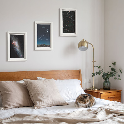 Posterpaket Stenbockens stjärnbild galax och stjärnor