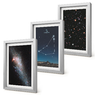 Posterpaket Stenbockens stjärnbild galax och stjärnor